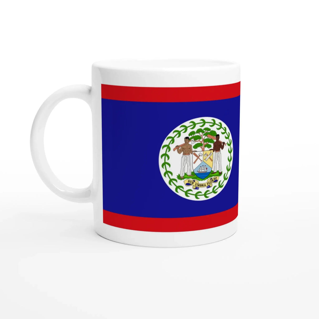Mug drapeau belize en céramique pour boisson chaude