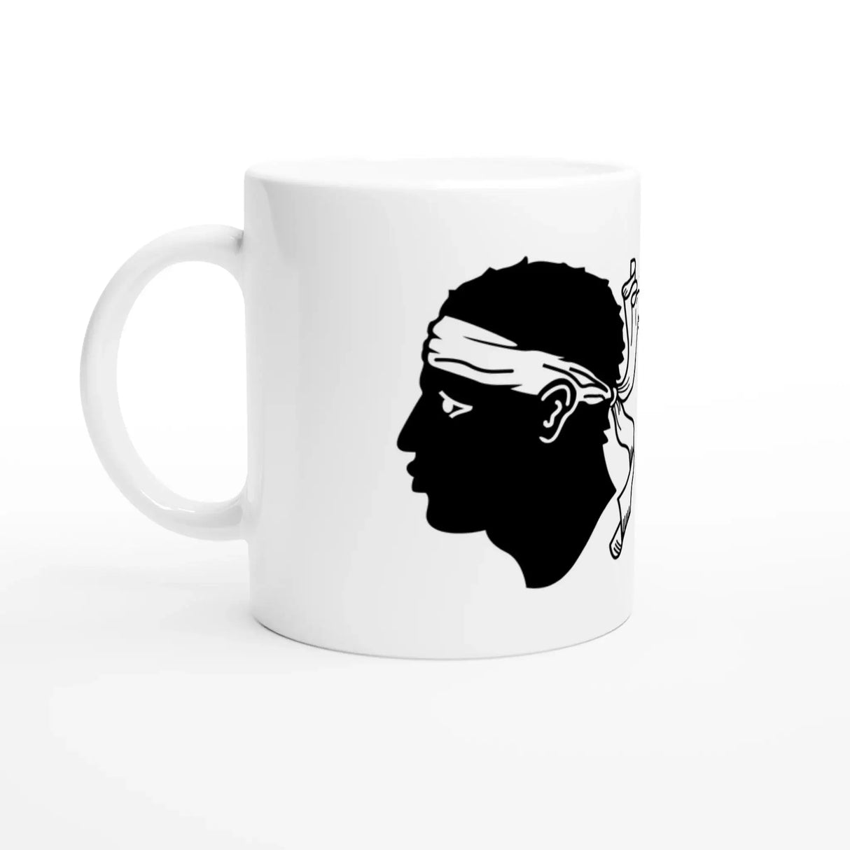 Mug drapeau corse en céramique motif traditionnel