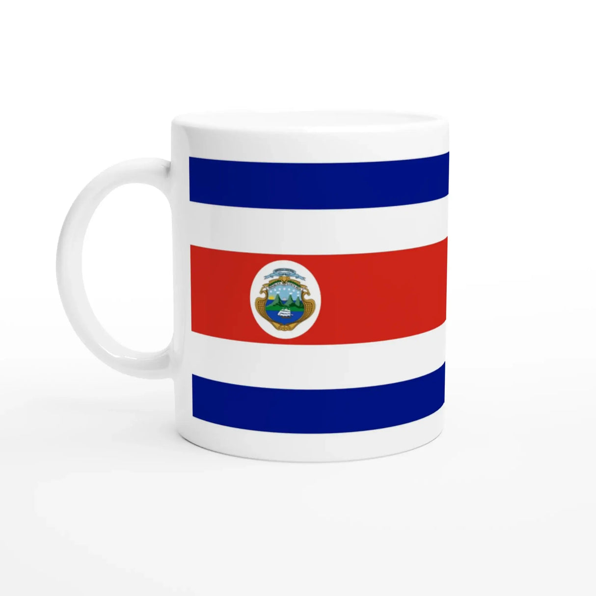 Mug drapeau costa rica céramique pour boisson chaude