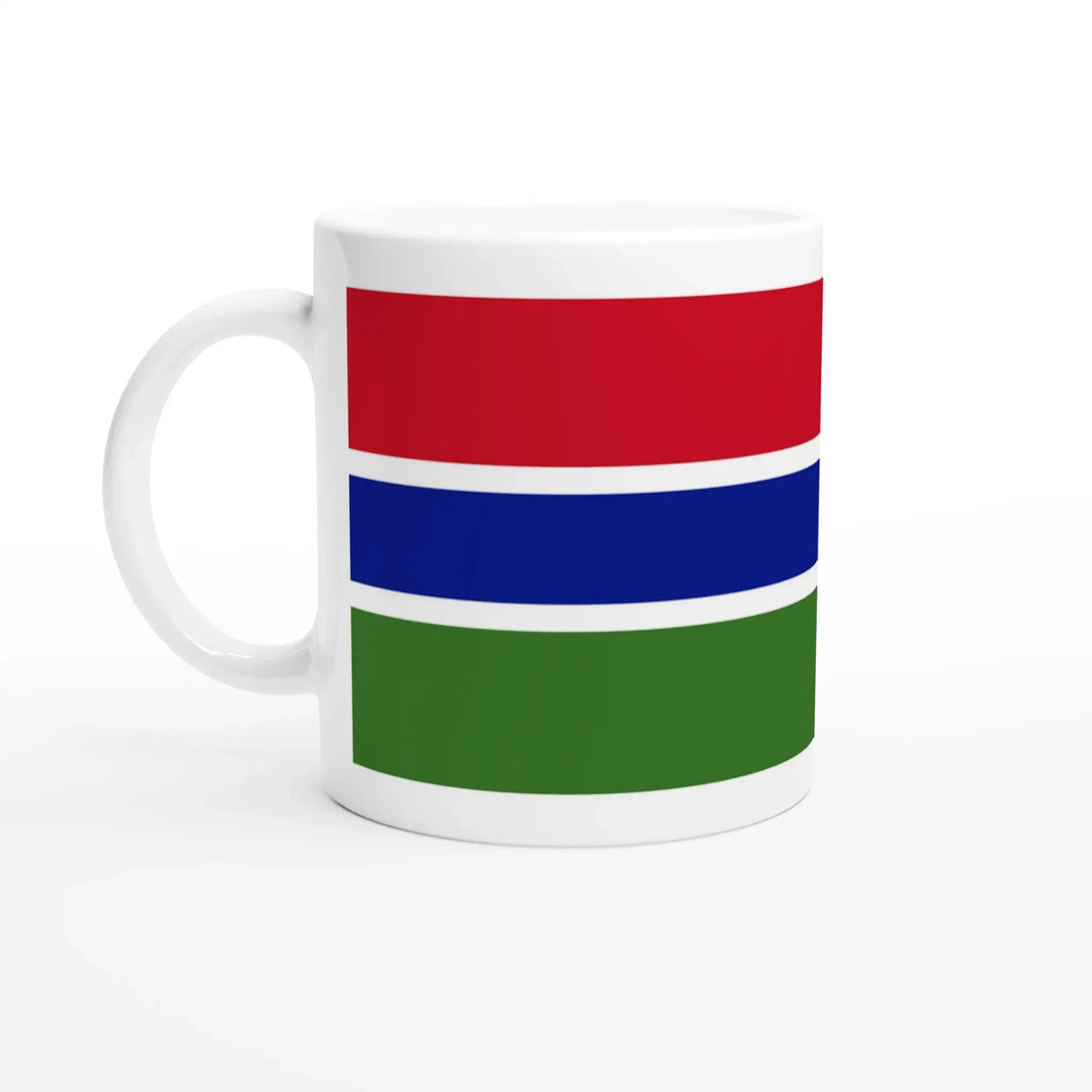 Mug drapeau gambie en céramique pour boissons chaudes