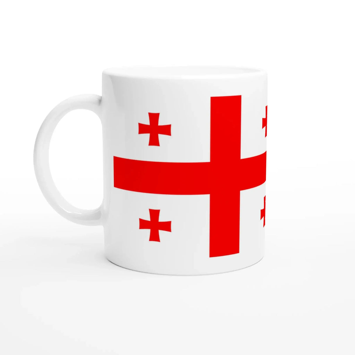 Mug drapeau géorgie en céramique pour boisson chaude