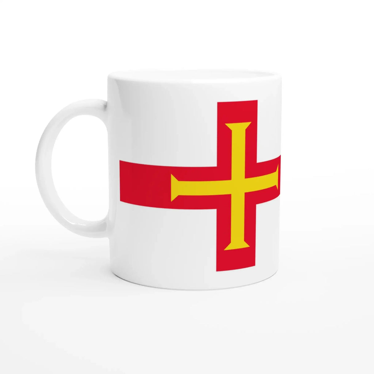 Mug drapeau guernesey en céramique pour boisson chaude