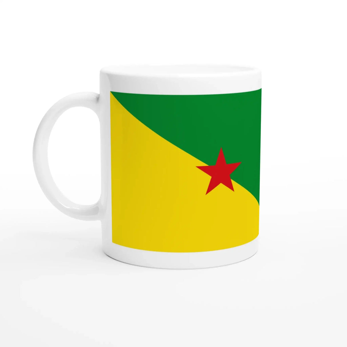 Mug drapeau guyane en céramique pour boissons chaudes