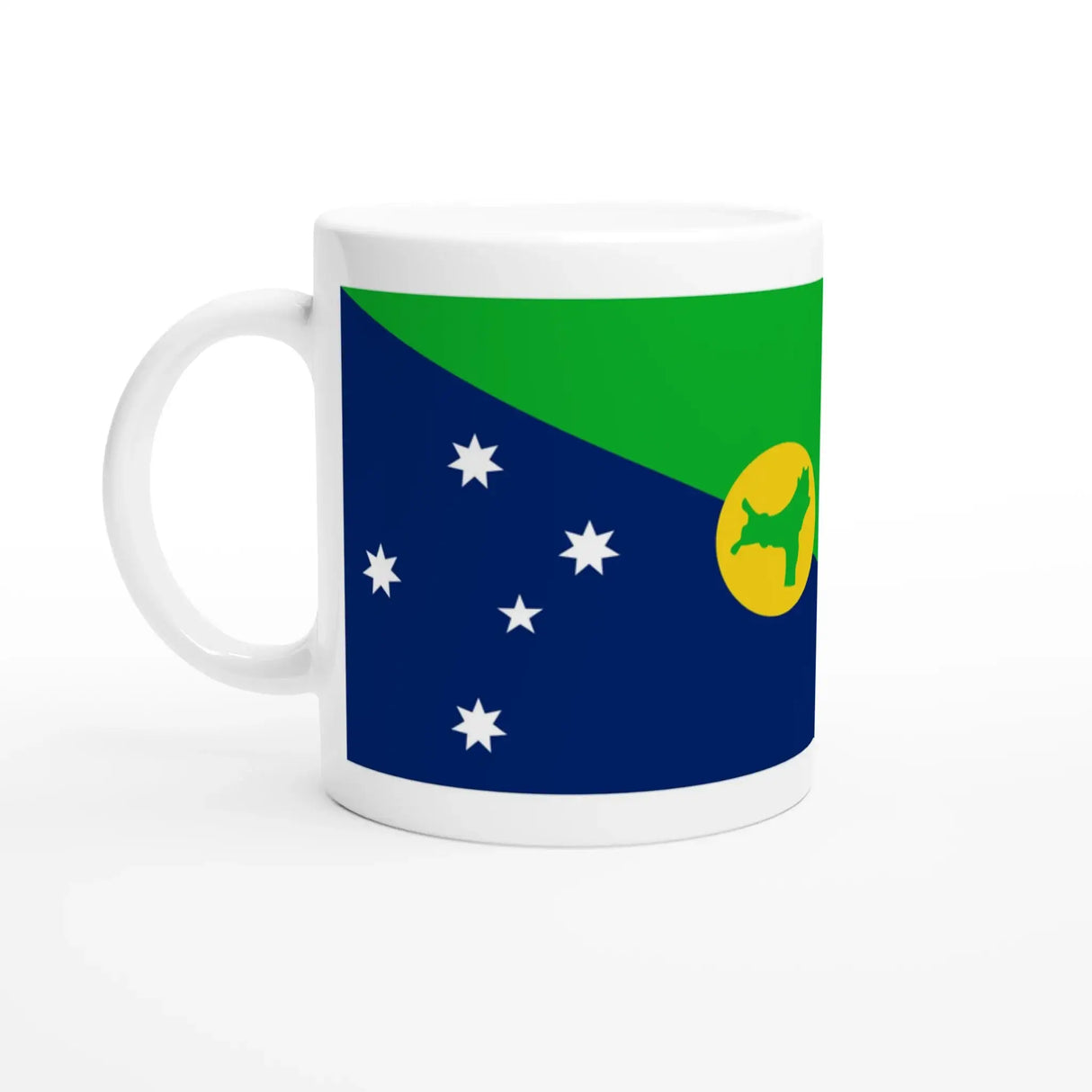 Mug drapeau île christmas en céramique pour boissons chaudes