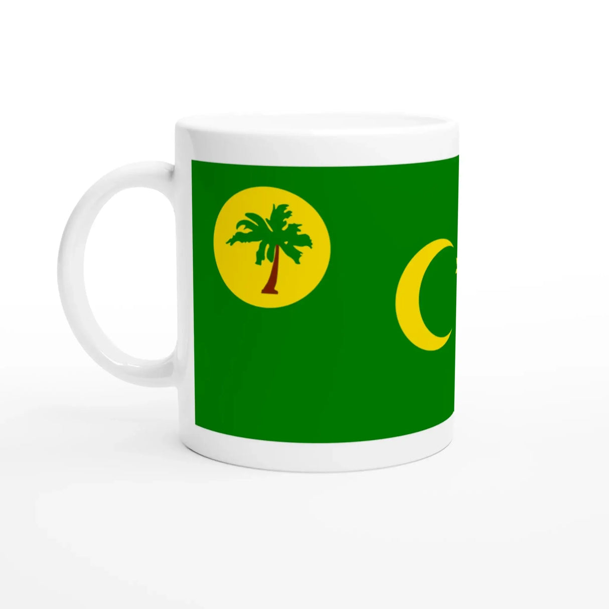Mug drapeau îles cocos en céramique pour boissons chaudes