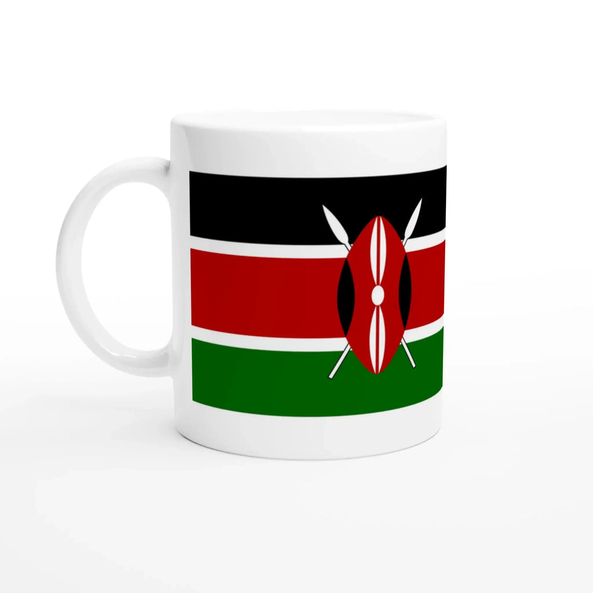 Mug drapeau kenya en céramique pour boissons chaudes