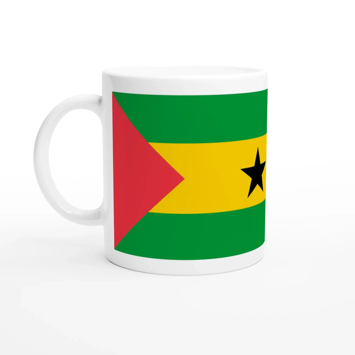 Mug drapeau sao tomé-et-principe en céramique décorative