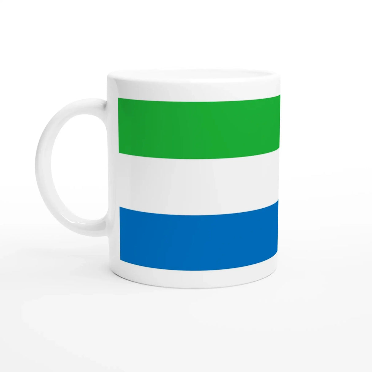 Mug drapeau sierra leone en céramique pour boissons chaudes