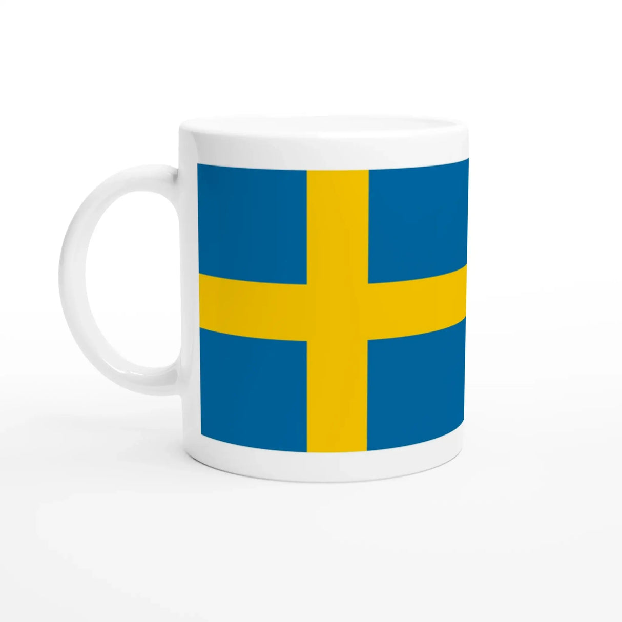 Mug drapeau suède en céramique pour boisson chaude