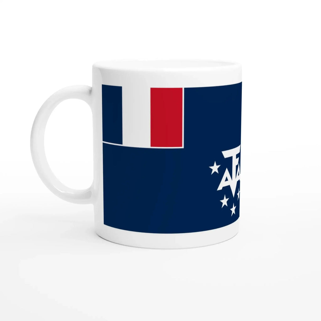 Mug drapeau terres australes et antarctiques françaises céramique