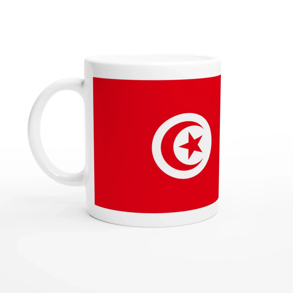 Mug drapeau tunisie en céramique pour boisson chaude