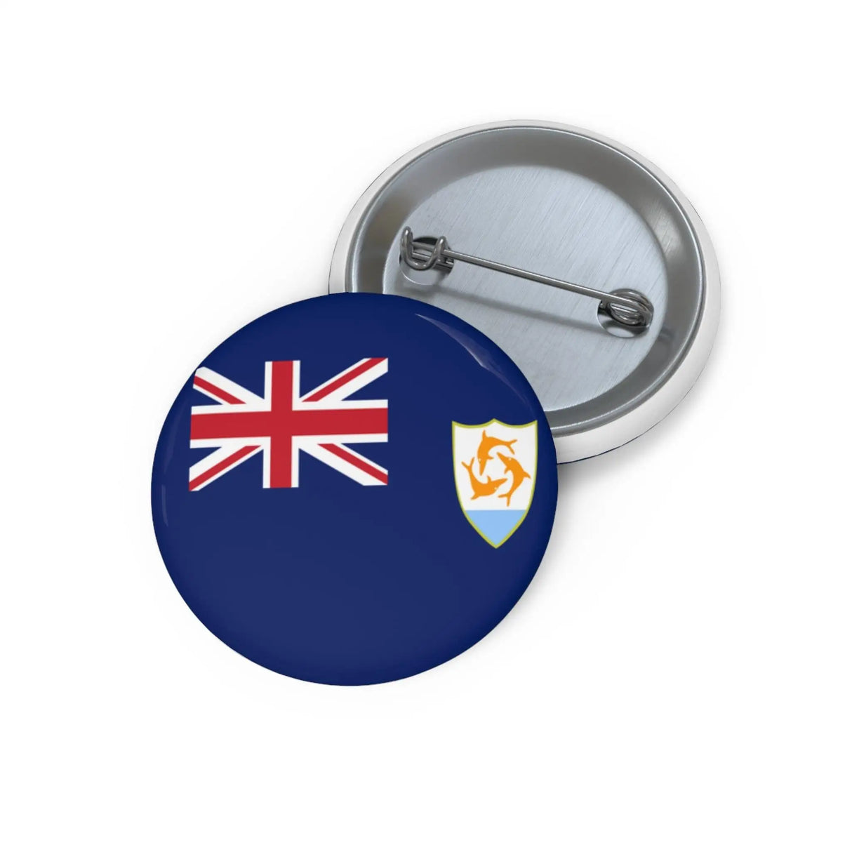 Pin drapeau anguilla émail attache métal élégant