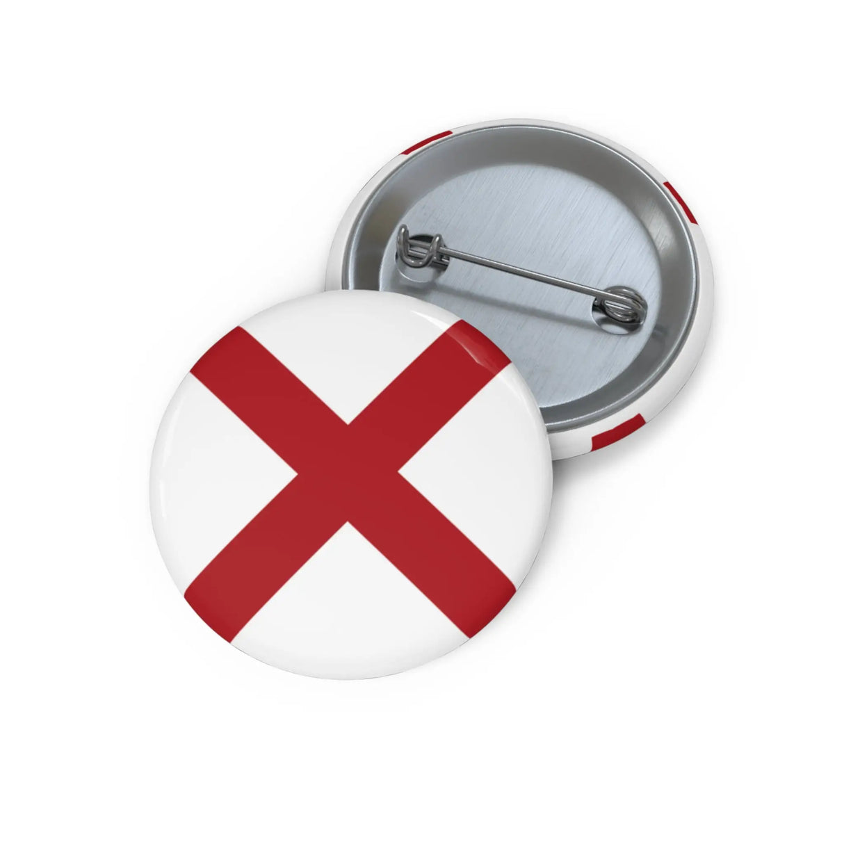 Pin’s drapeau alabama émail attache métal forme ronde