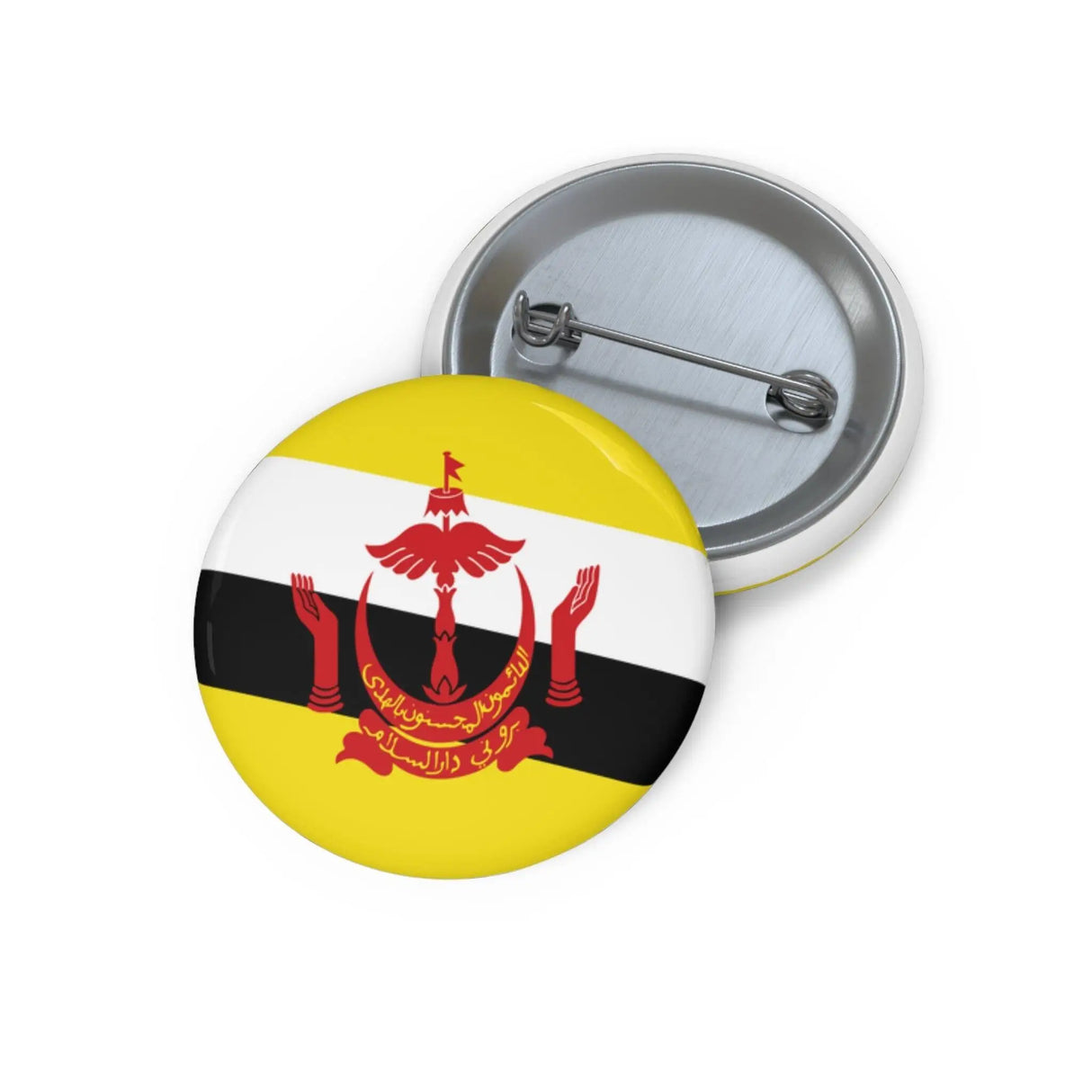 Pin’s drapeau brunei émail rond attache métal élégante