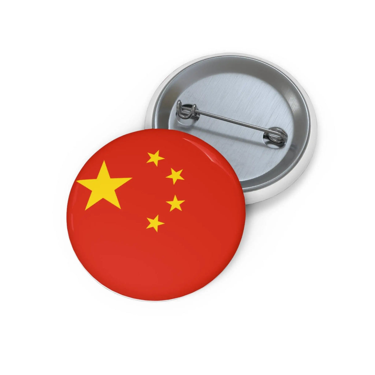 Pin’s drapeau chine émail attache métal forme ronde