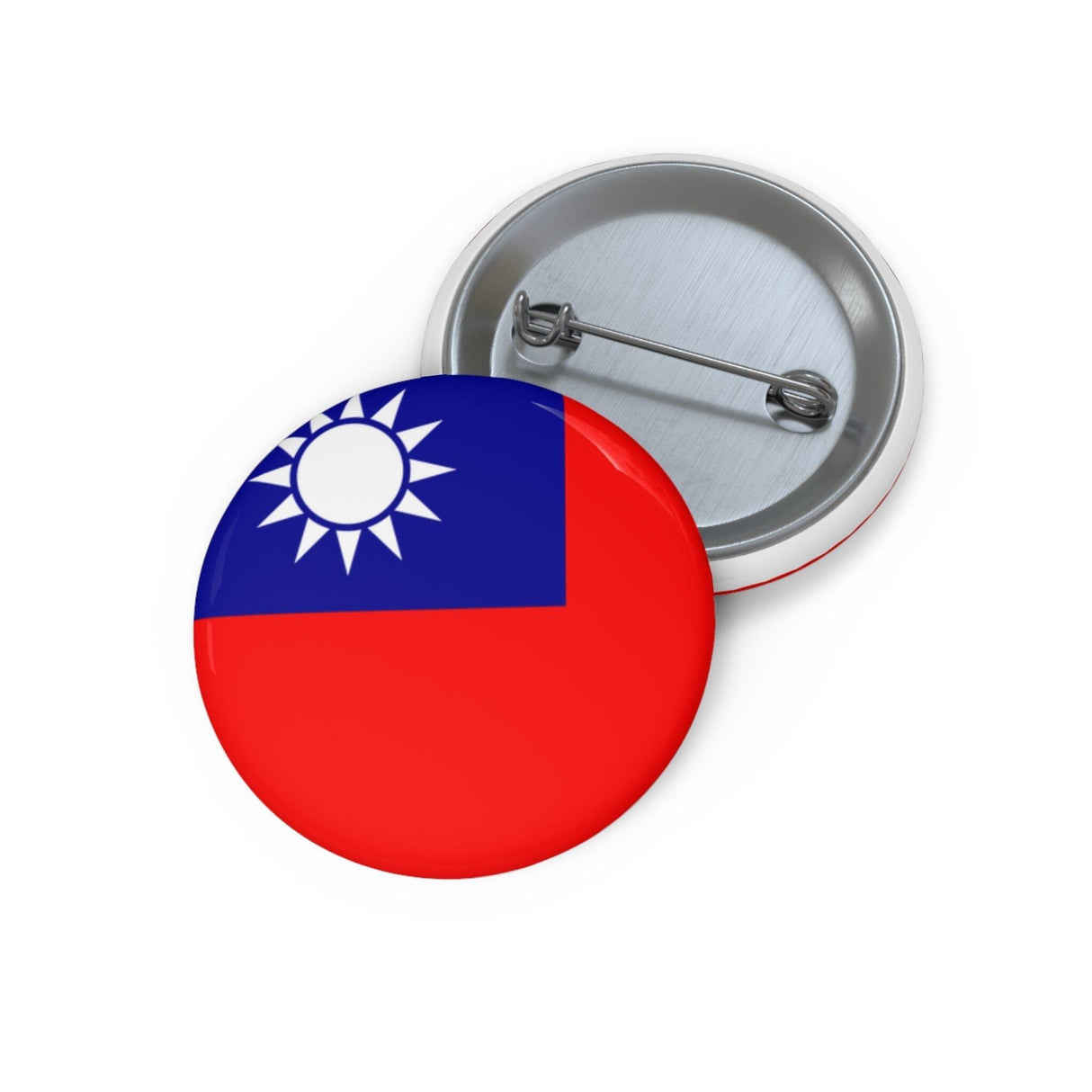 台灣國旗別針 – 琺瑯 – 金屬夾