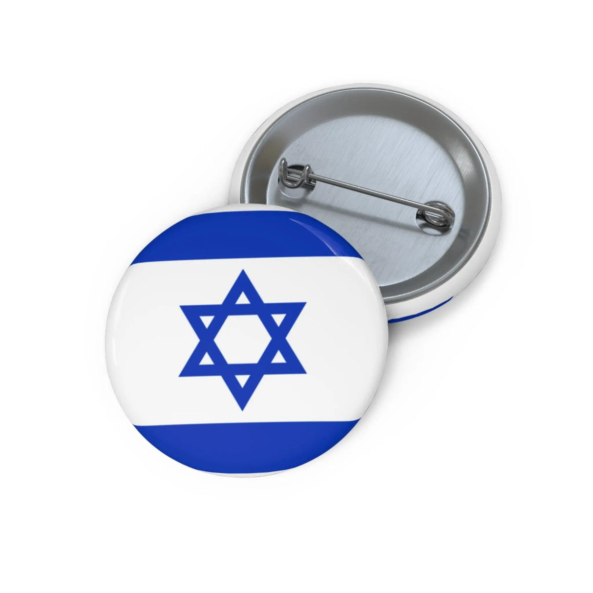 Pin’s drapeau israël émail avec attache métal ronde