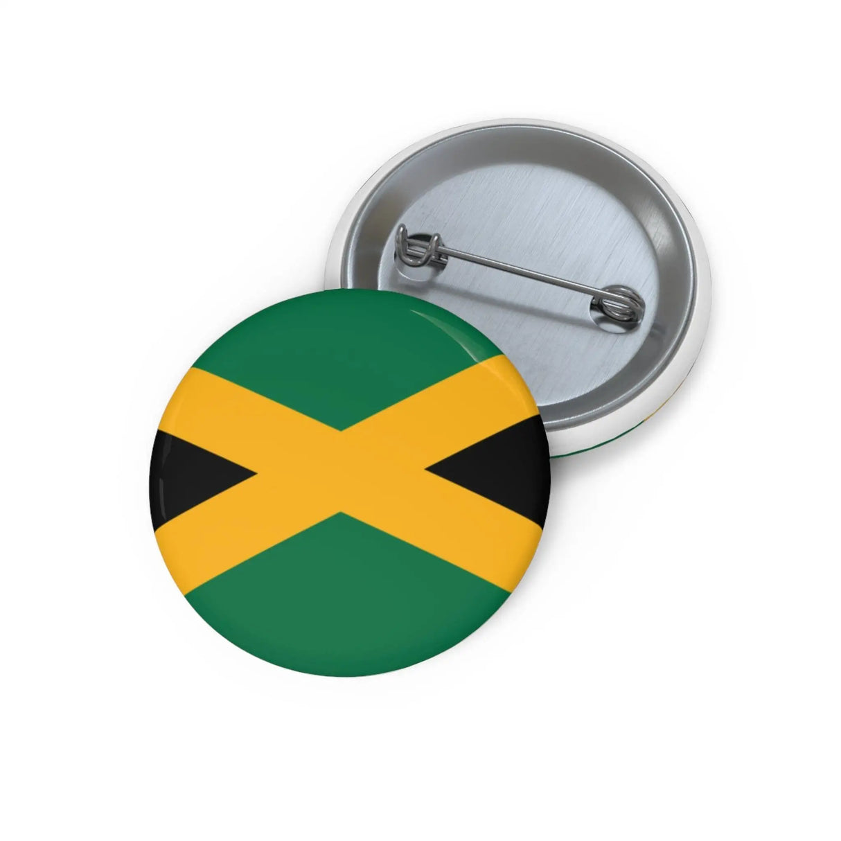 Pins drapeau jamaïque en émail avec attache métal robuste