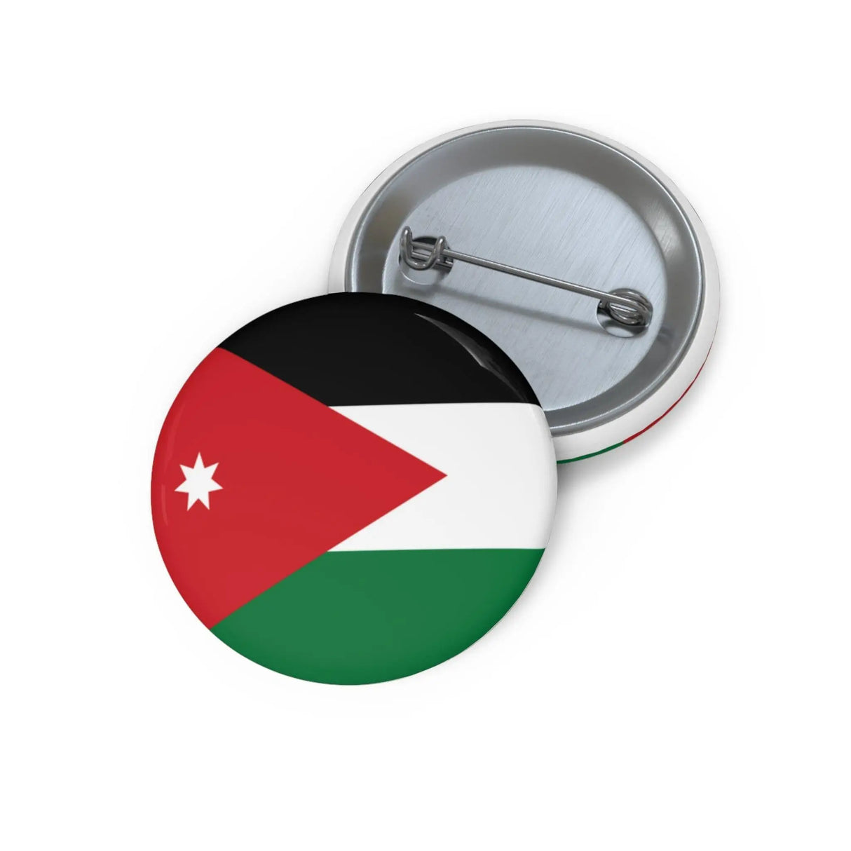 Pin’s drapeau jordanie émail rond attache métal