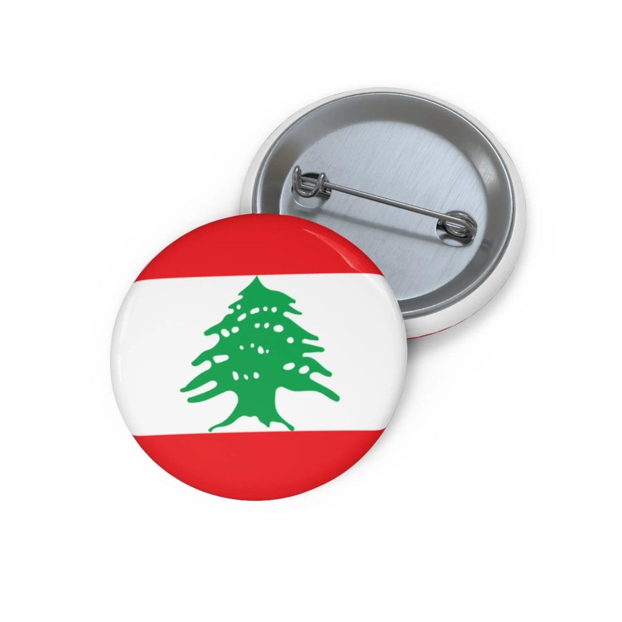 Pin’s drapeau liban émail attache métallique ronde