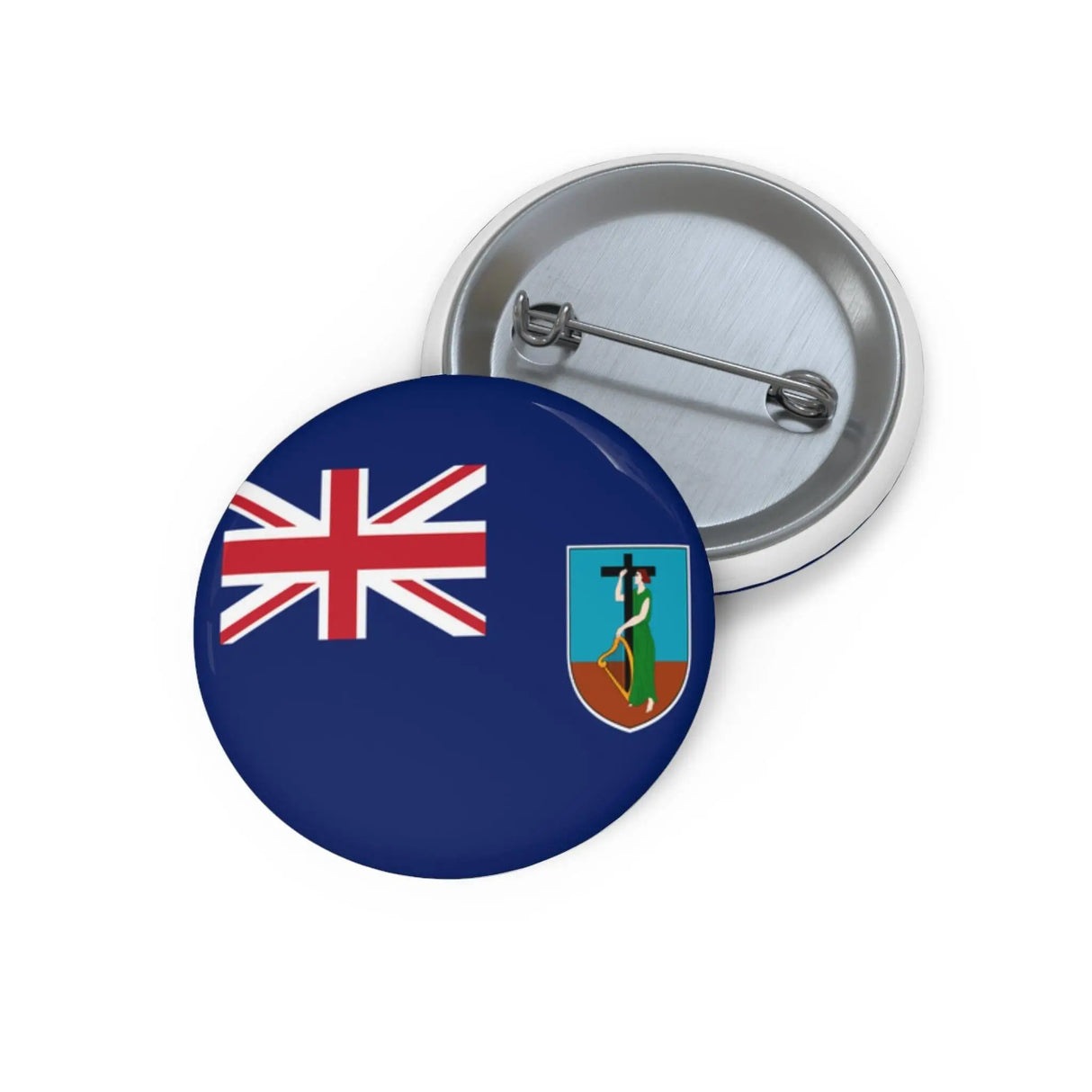 Pin’s drapeau montserrat émail attache métal veste sac