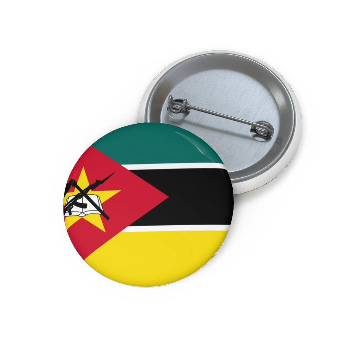Pin’s drapeau mozambique émail rond attache métal