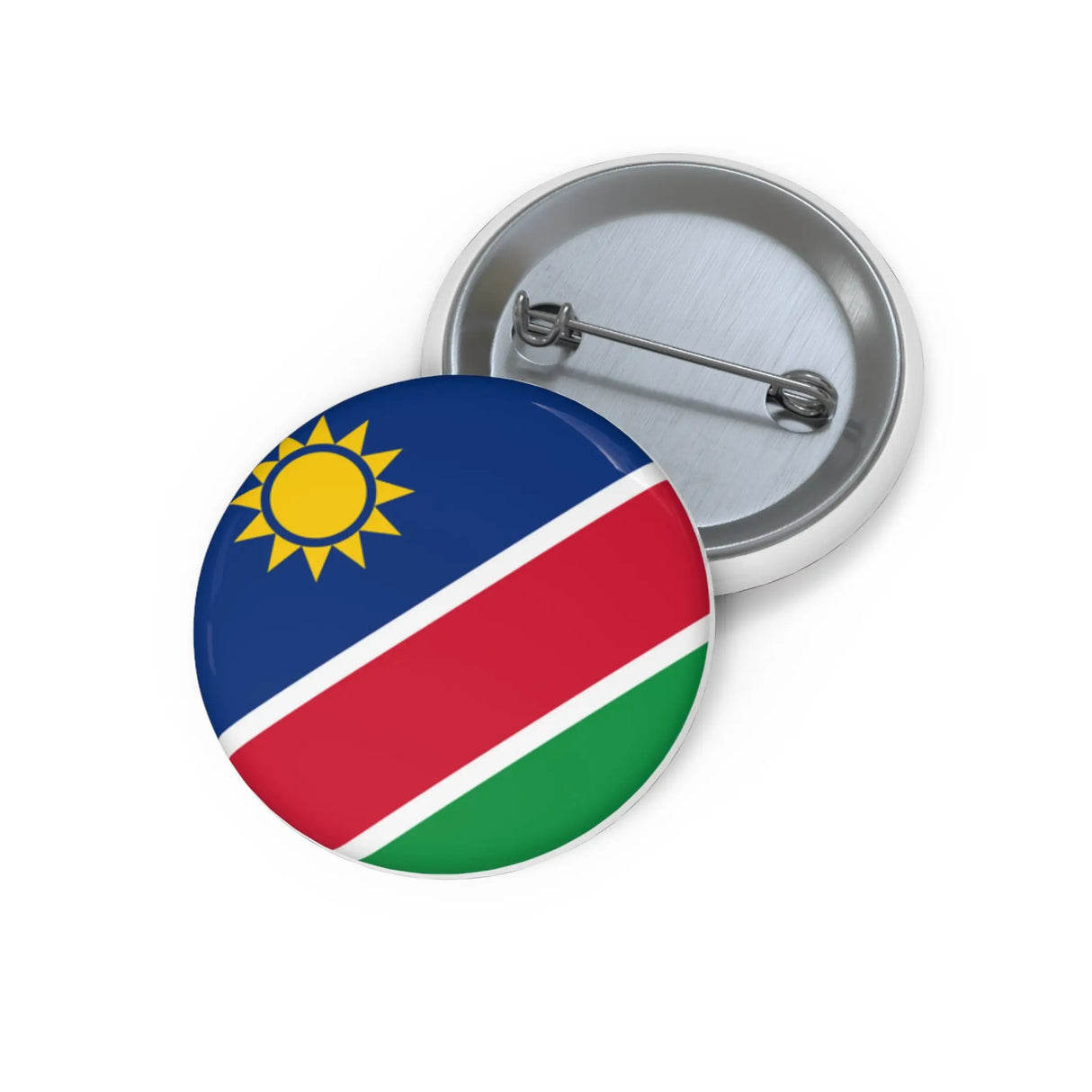 Pin’s drapeau namibie émail attache métal rond coloré