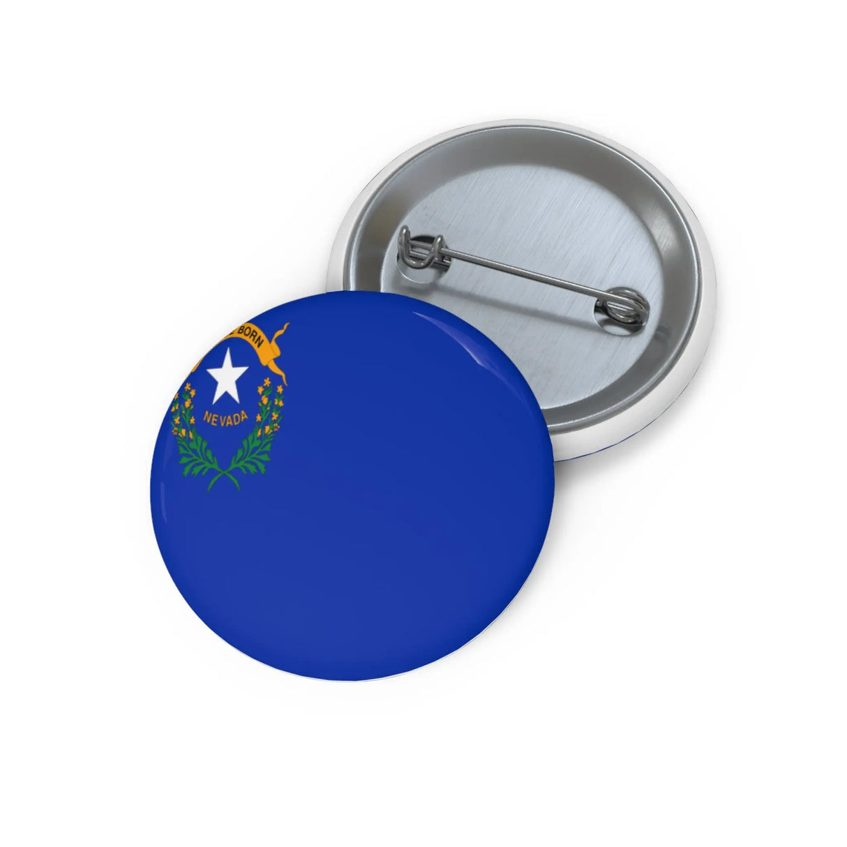 Pin’s drapeau nevada émail attache métal rond élégant