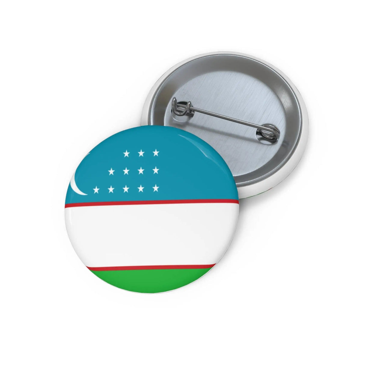 Pin’s drapeau ouzbékistan émail rond attache métal