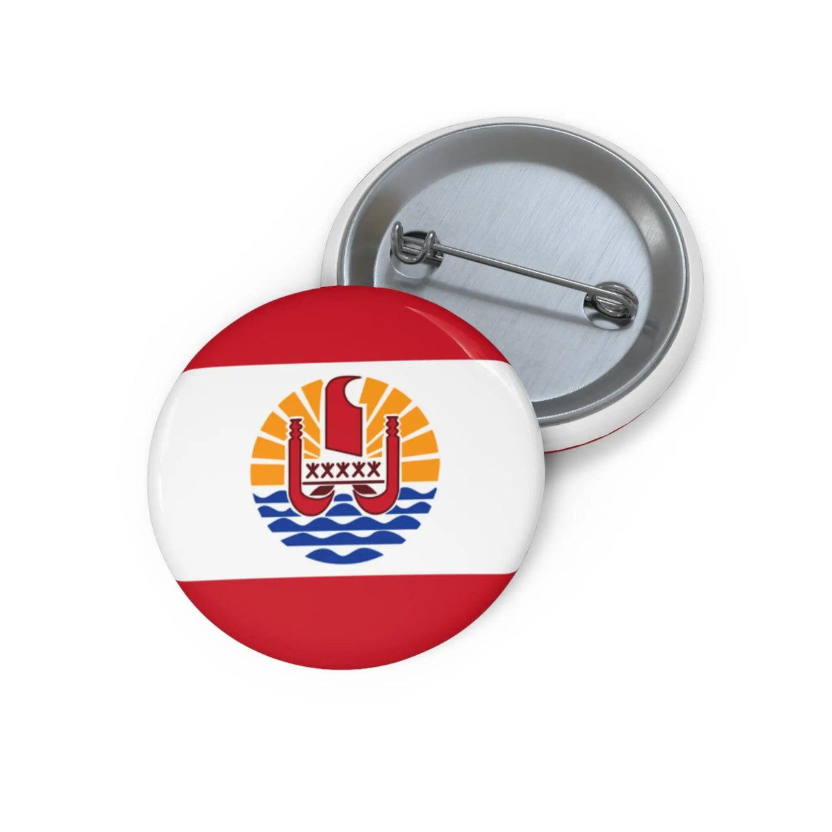 Pin’s drapeau polynésie française émail attache métal