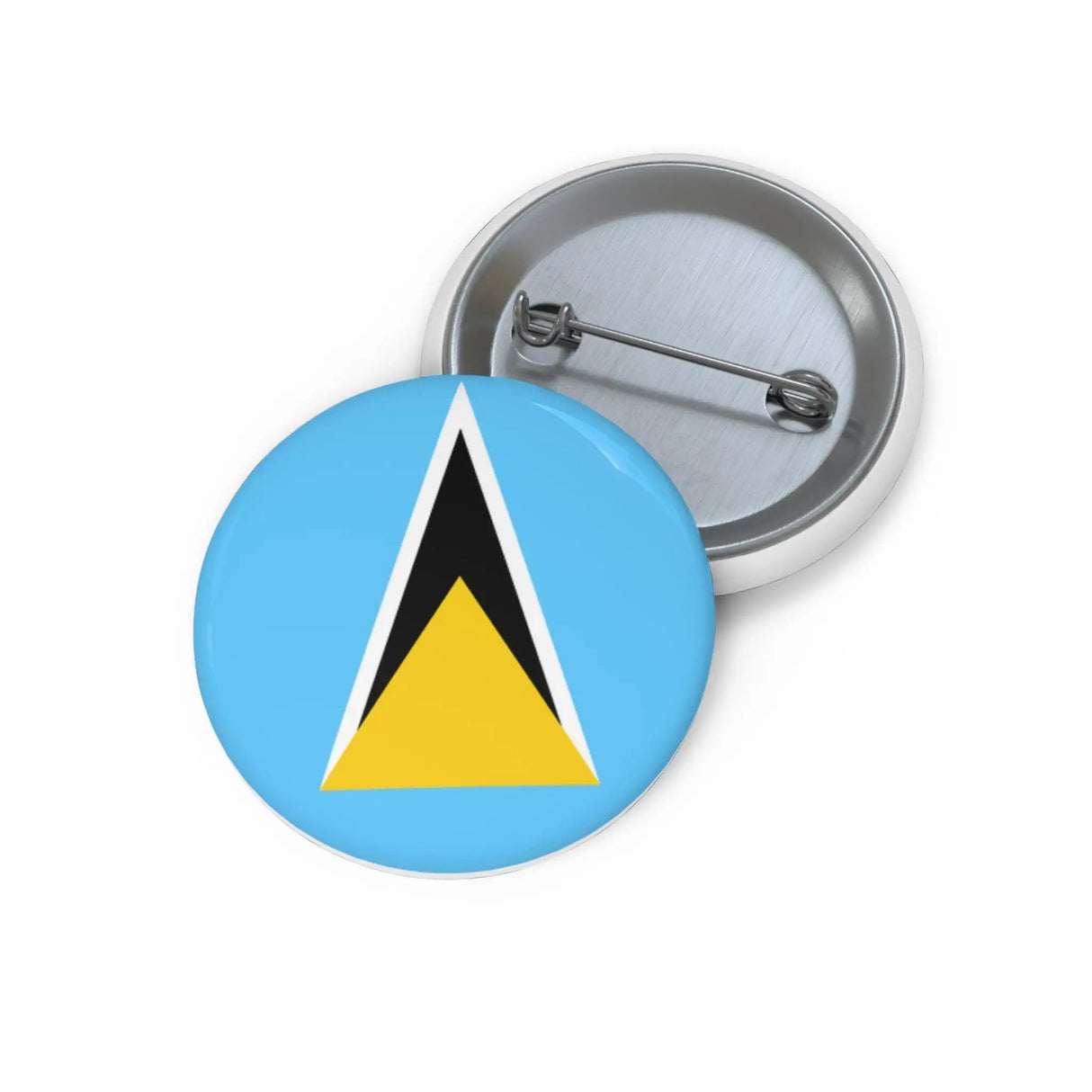 Pin’s drapeau sainte-lucie émail attache métal élégant