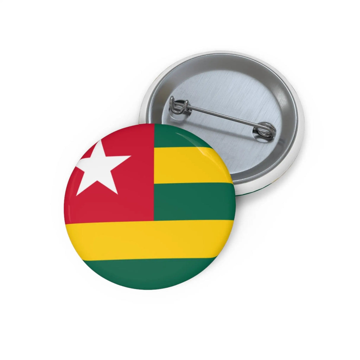Pin’s drapeau togo émail attache métal pour vêtements