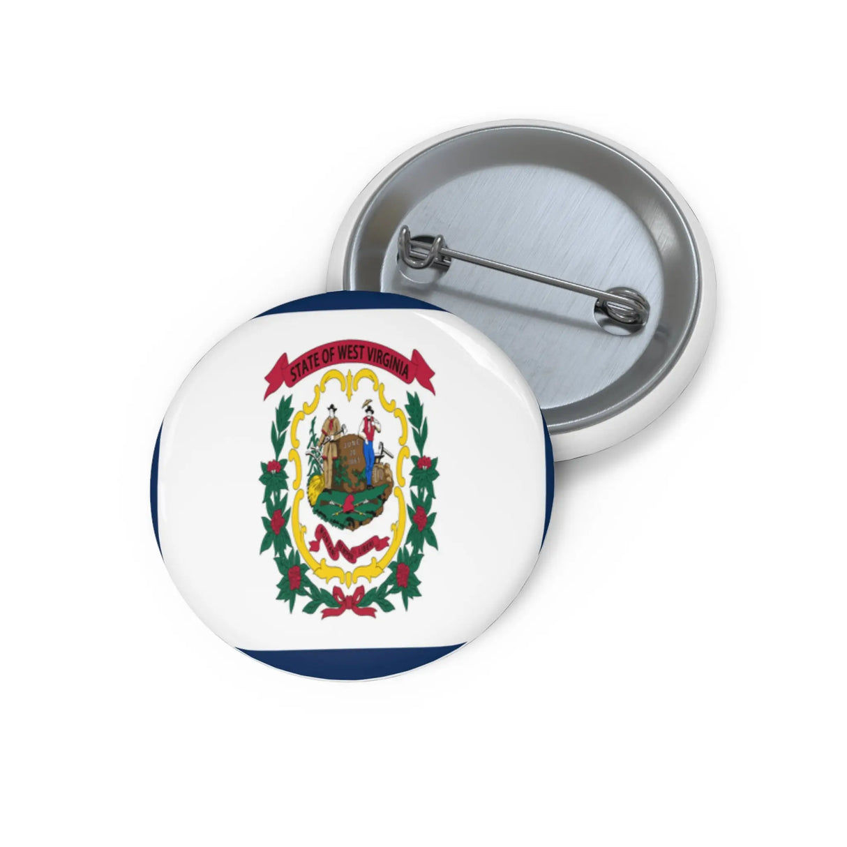 Pin’s drapeau virginie-occidentale émail attache métal