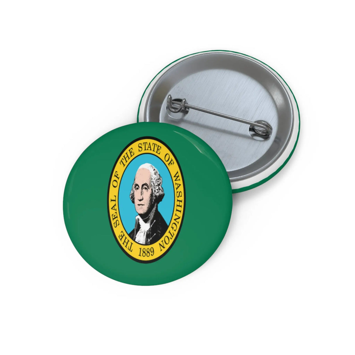 Pin’s drapeau washington émail avec attache métal élégante