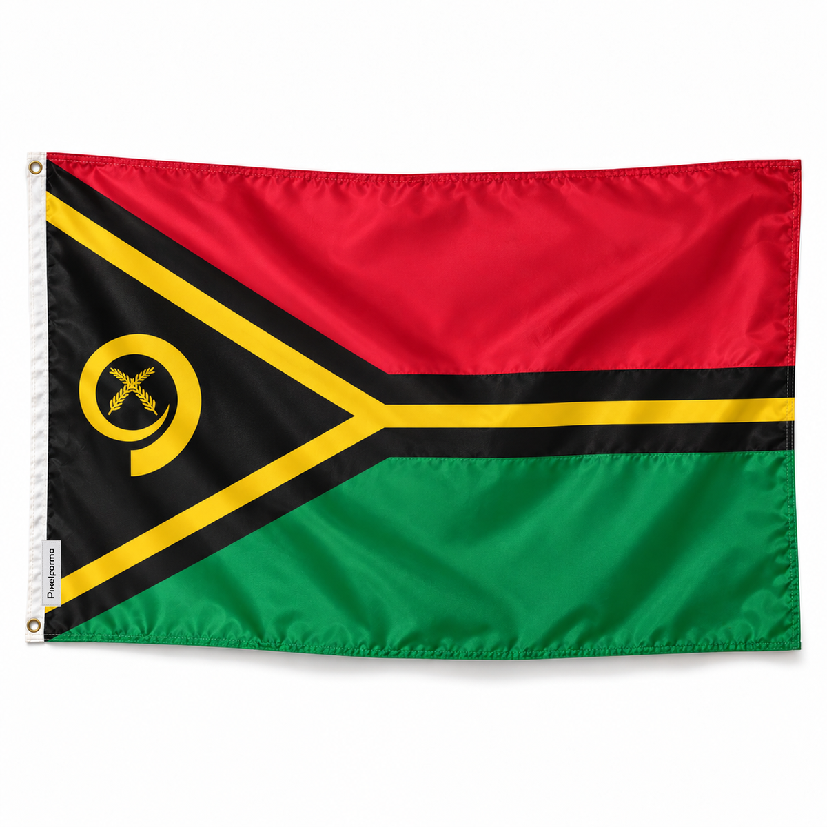 Drapeau du Vanuatu – Plusieurs Tailles – Polyester Résistant