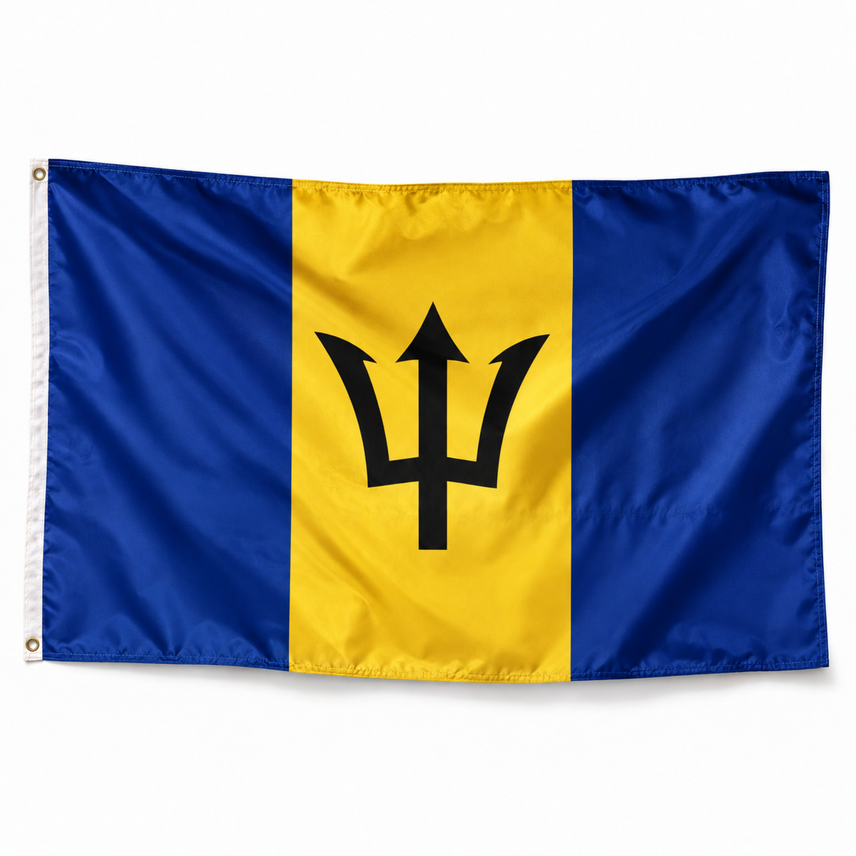 Drapeau de la Barbade – Plusieurs Tailles – Polyester Résistant