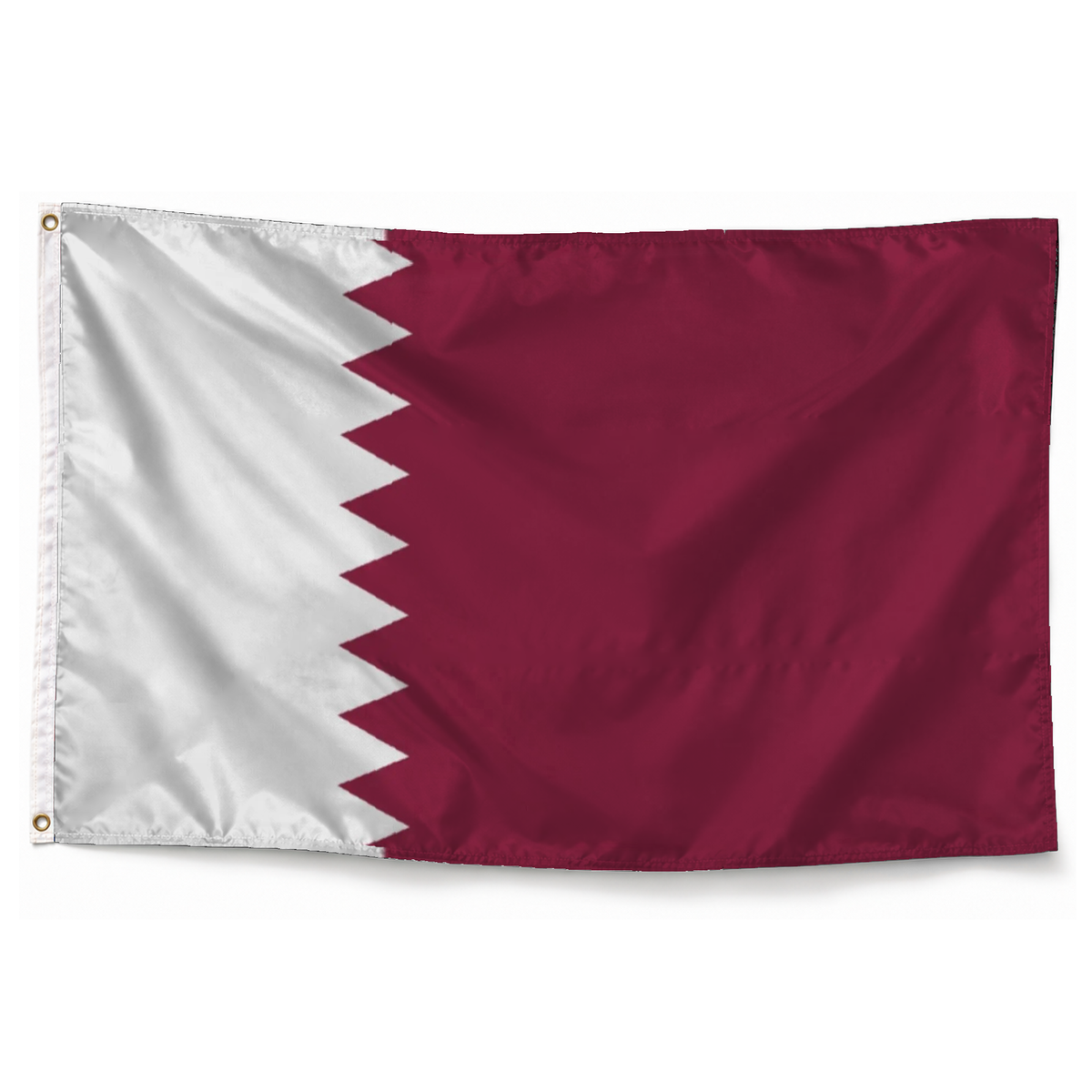 Drapeau du Qatar – Plusieurs Tailles – Polyester Résistant