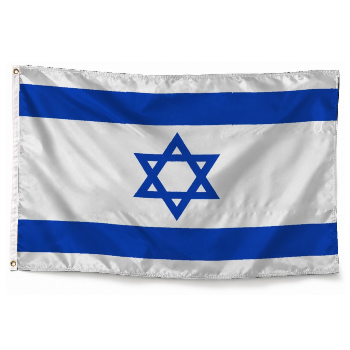 Drapeau d'Israël – Plusieurs Tailles – Polyester Résistant — photo réaliste