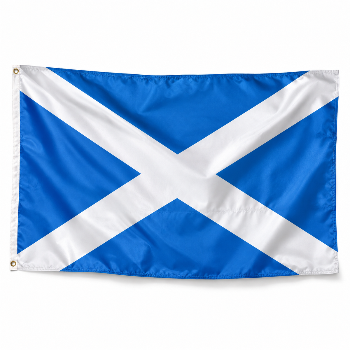 Drapeau de l'Écosse — photo produit réaliste en polyester