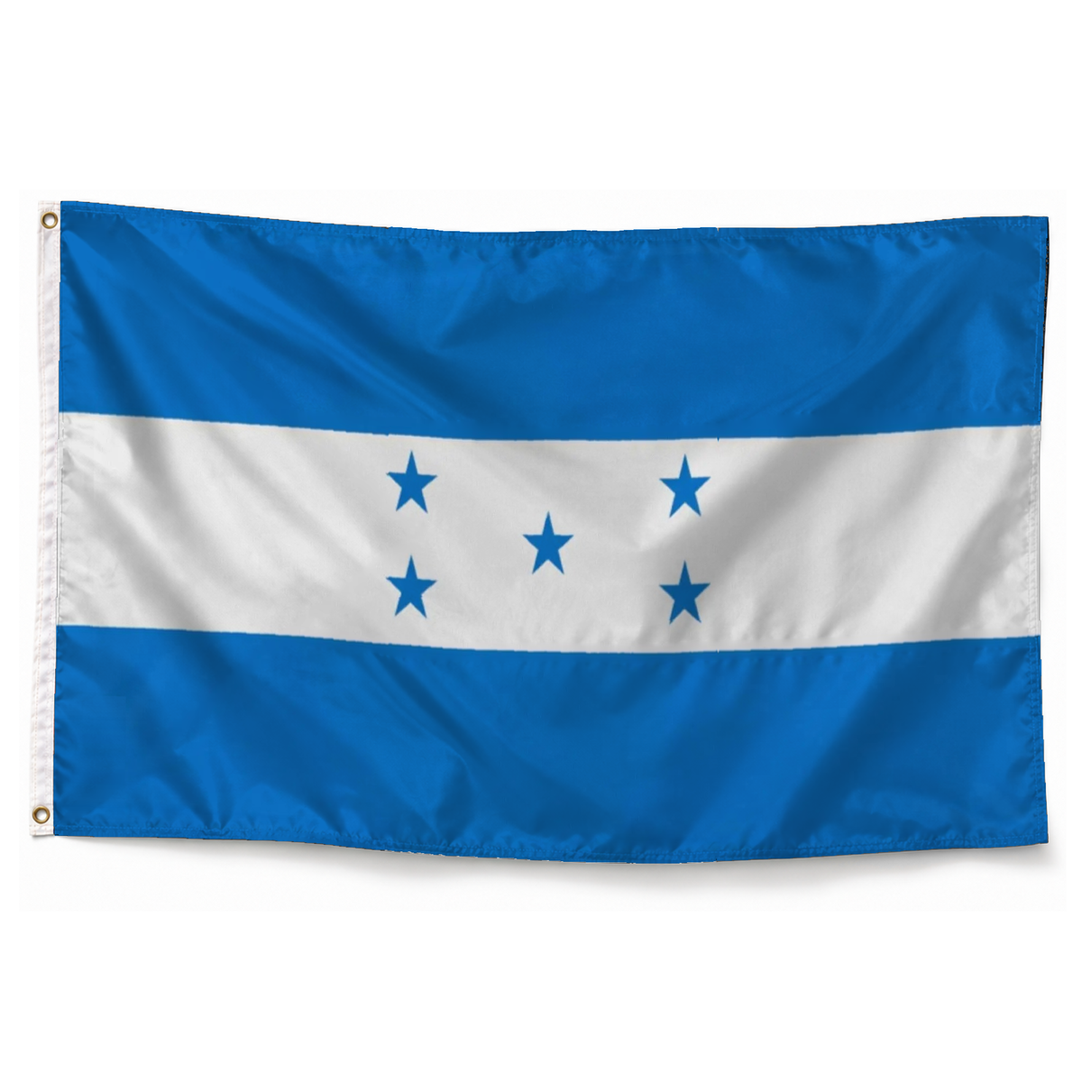 Drapeau du Honduras en polyester — photo produit réaliste