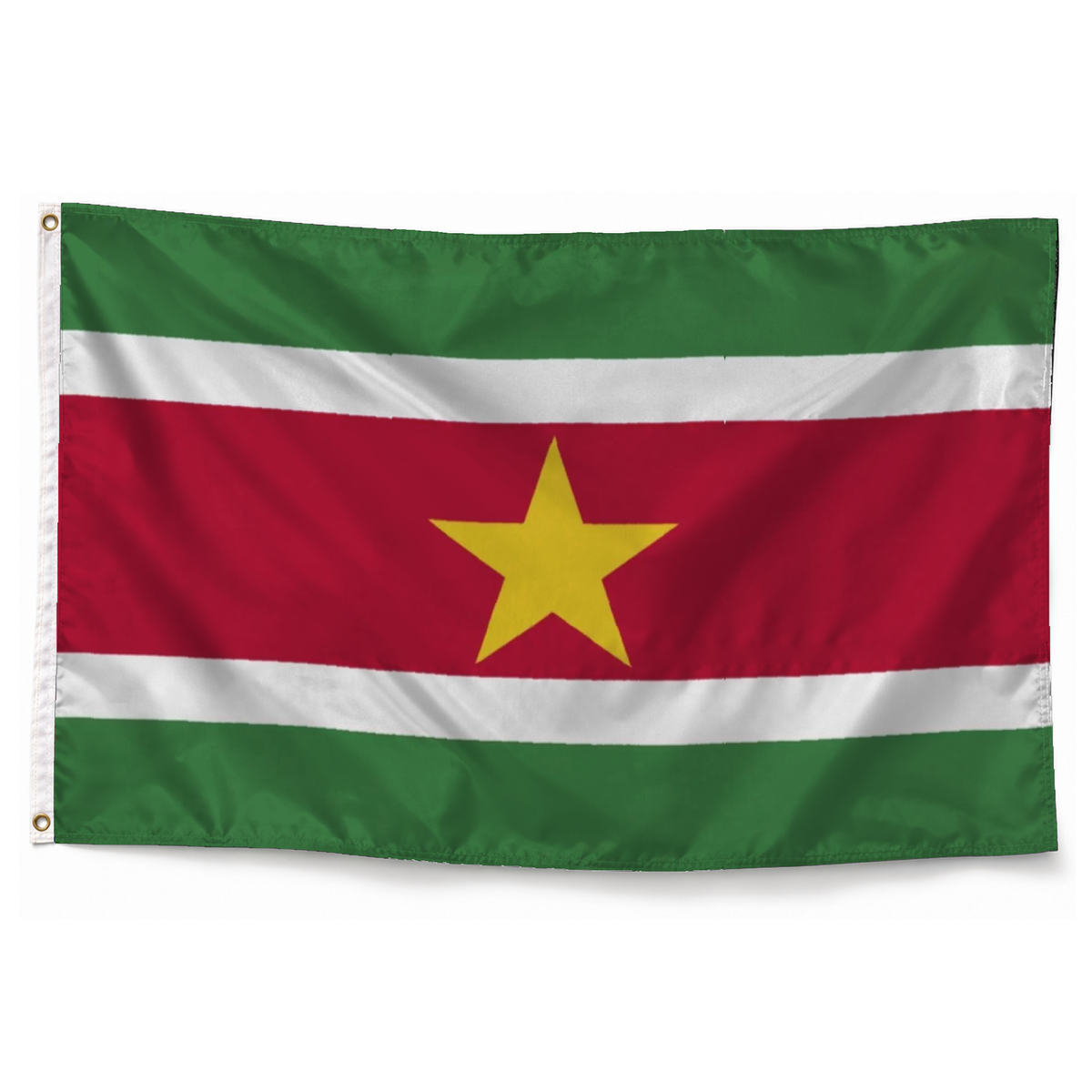 Drapeau du Suriname – Plusieurs Tailles – Polyester Résistant