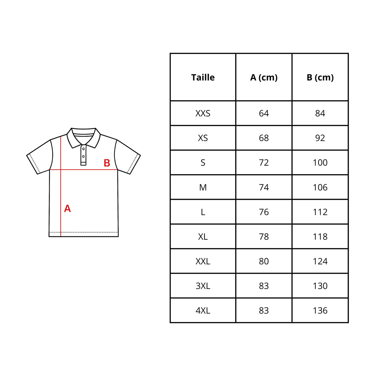 Polo drapeau hong kong coton bio brodé élégant unisexe