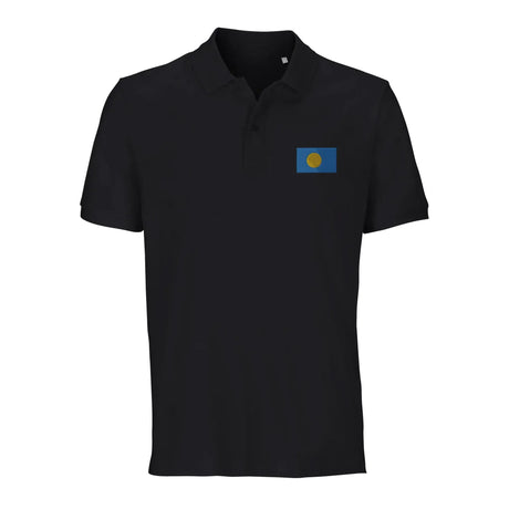 Polo drapeau palaos coton bio brodé élégant unisexe