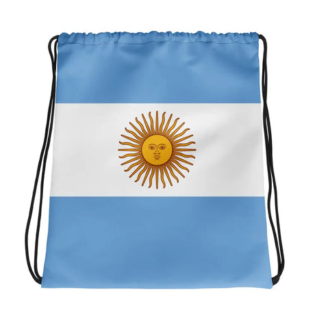 Sac à cordon argentine coton polyester fermeture à cordon