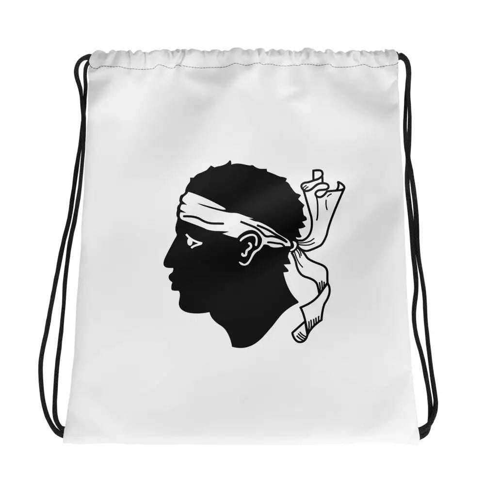 Sac à cordon corse coton polyester léger fermeture à cordon