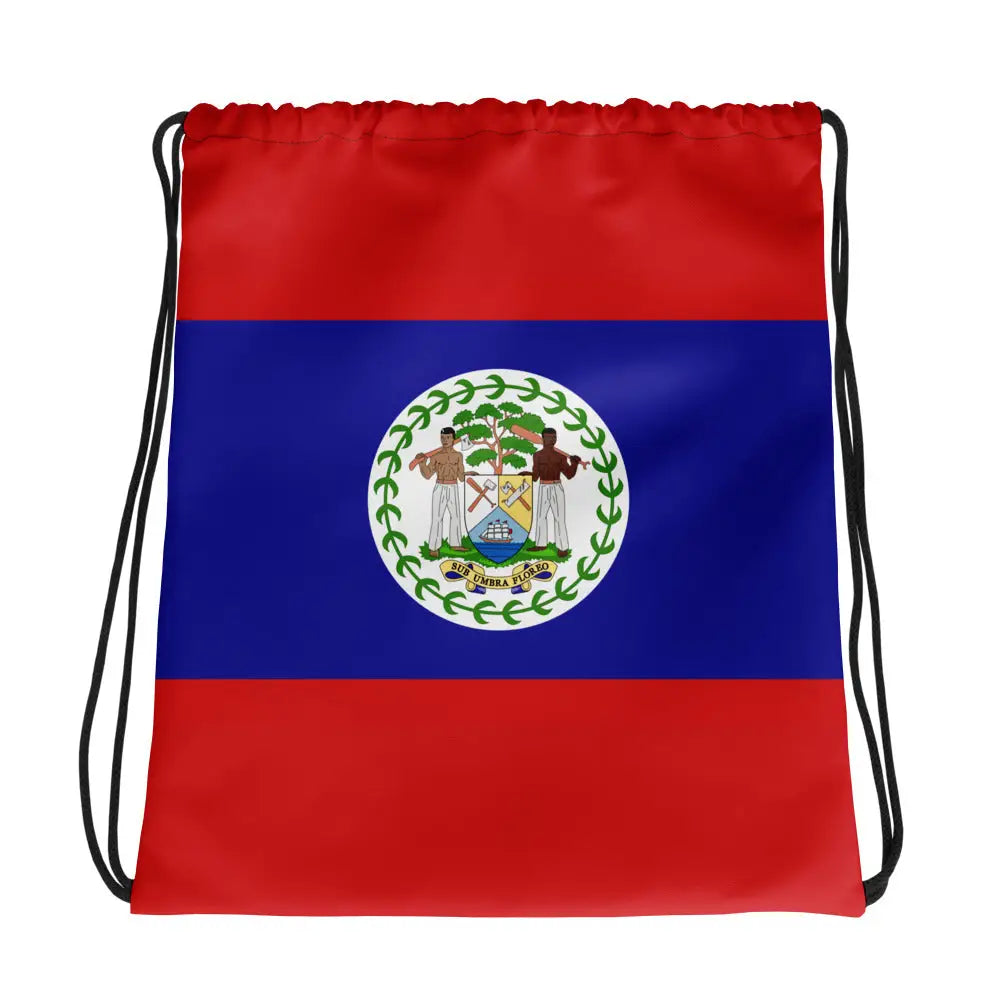 Sac à cordon drapeau belize coton polyester léger polyvalent