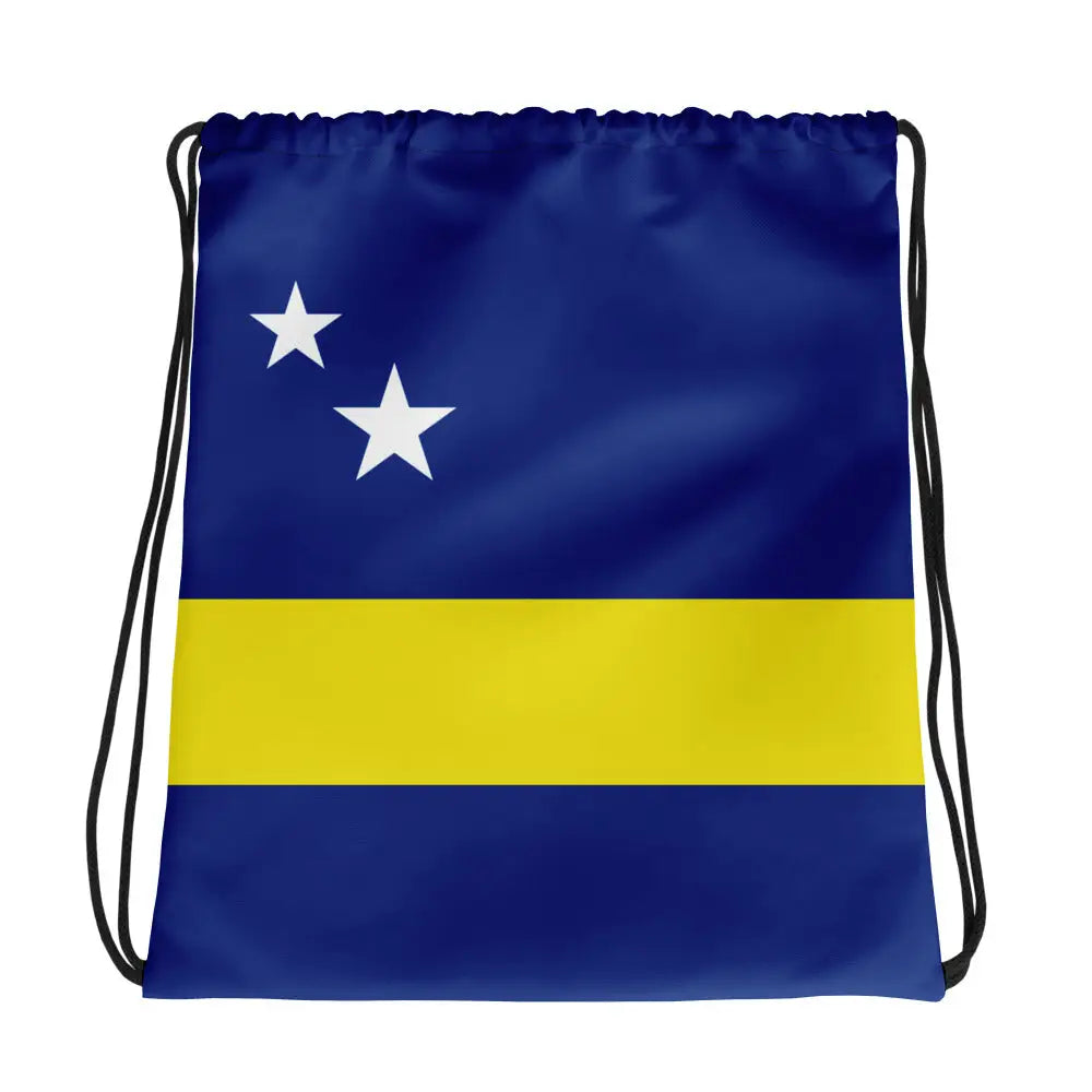 Sac à cordon drapeau curaçao coton polyester léger