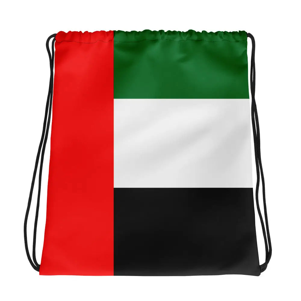 Sac à cordon drapeau émirats arabes coton polyester léger