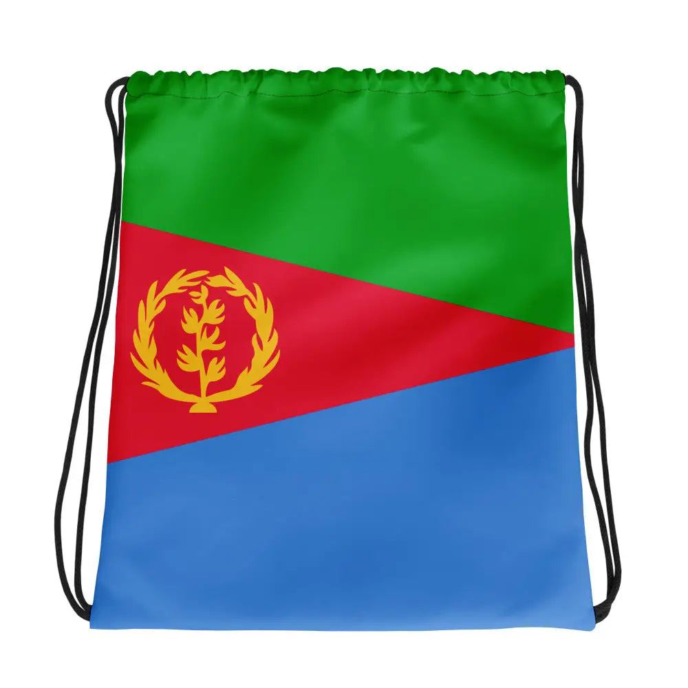 Sac à cordon drapeau érythrée coton polyester léger