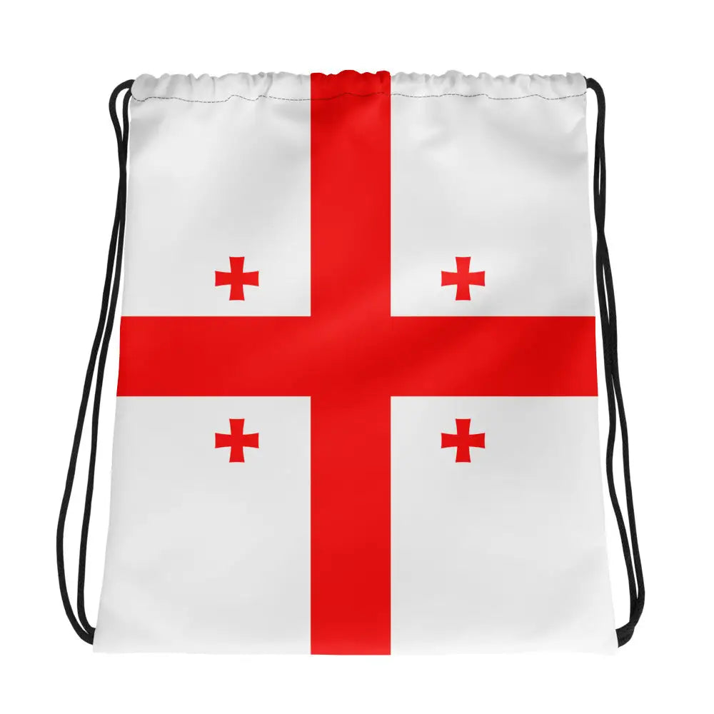 Sac à cordon drapeau géorgie coton polyester léger